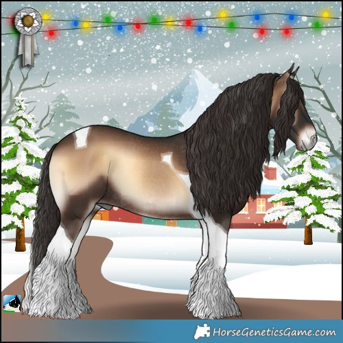 Horse Color:Liver Red Onyx Tobiano Rabicano 