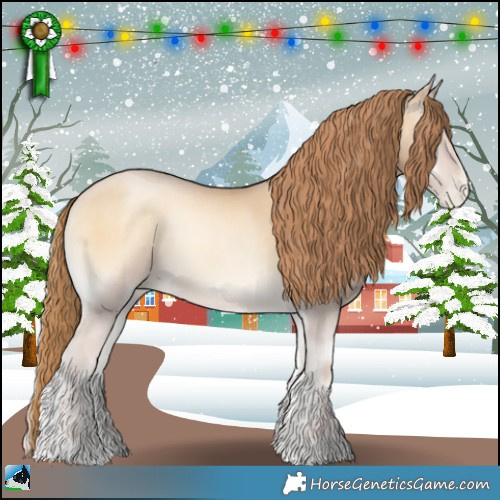 Horse Color:Smoky Blue Onyx Pearl Mushroom Rabicano 