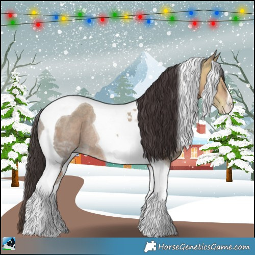 Horse Color:Sable Champagne Ice Tobiano Rabicano 
