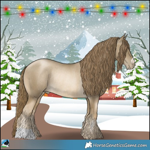 Horse Color:Smoky Black Pearl Rabicano 