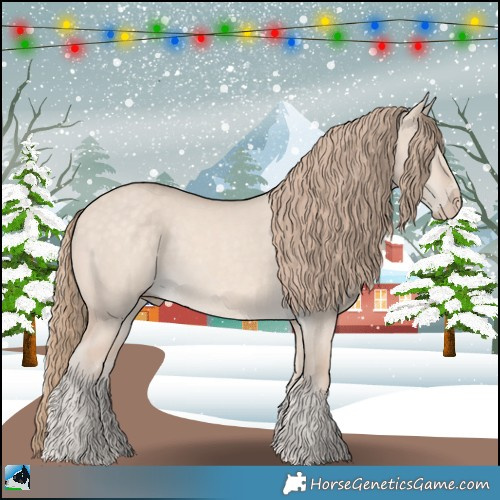 Horse Color:Perlino Dun Mushroom Rabicano 