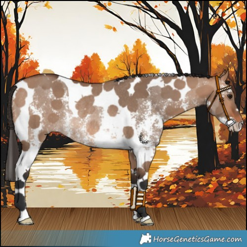 Horse Color:Bay Dun Sabino Tobiano Rabicano 