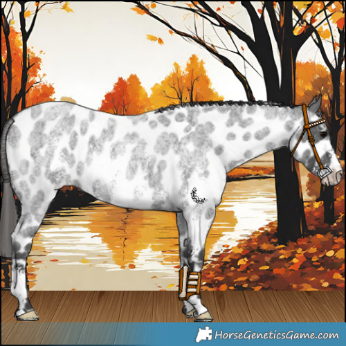 Horse Color:Blue Roan Sabino Appaloosa 