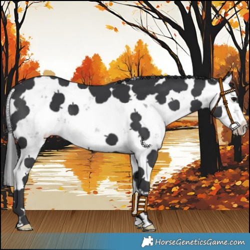 Horse Color:Black Sabino 