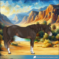 Horse Color:Liver Chestnut Splash 