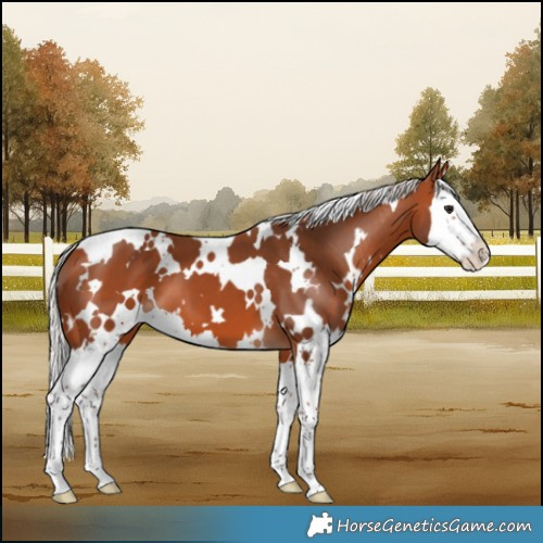 Horse Color:White Spotted Silver Bay Splash