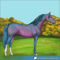 Horse Color:Watercolor Brown 