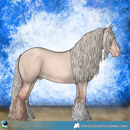 Horse Color:Gold Champagne Dun Mushroom 