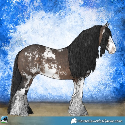 Horse Color:Brown Dun Mushroom Sabino Rabicano Brindle 