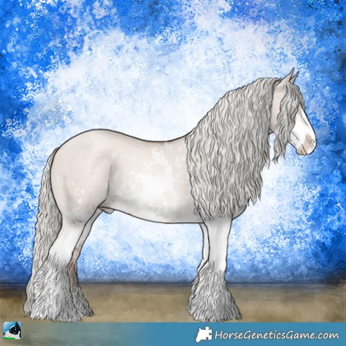 Horse Color:Gold Champagne Dun Mushroom Sabino Rabicano 