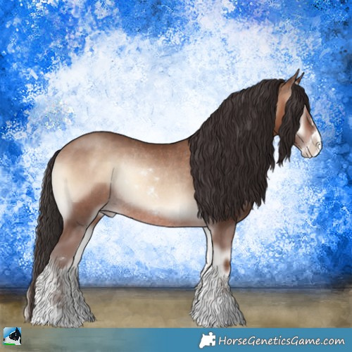 Horse Color:Sable Champagne Onyx Sabino Rabicano 