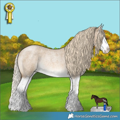 Horse Color:Chocolate Palomino Roan Dun Splash Rabicano 