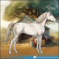 Horse Color:Smoky Black Pearl Sabino 