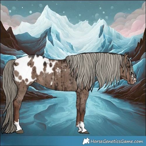 Horse Color:Liver Red Dun Mushroom Varnish Brindle 