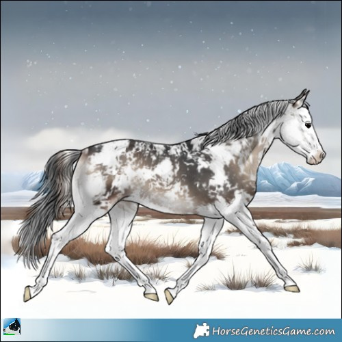 Horse Color:Blue Onyx Sabino Splash 