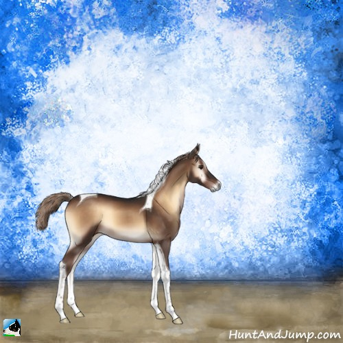Horse Color:Liver Red Onyx Tobiano 