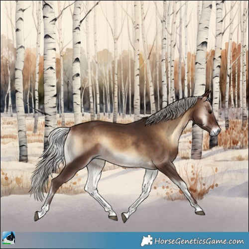 Horse Color:Silver Brown Onyx