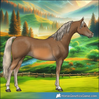Horse Color:Chocolate Palomino 