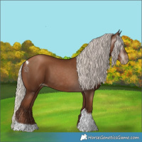 Horse Color:Gray Silver Black Pearl Tobiano 