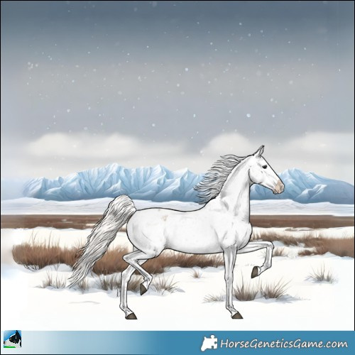 Horse Color:Silver Grullo Roan Appaloosa