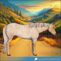 Horse Color:Palomino Roan 
