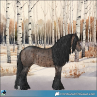 Horse Color:Brown Dun Mushroom Brindle 