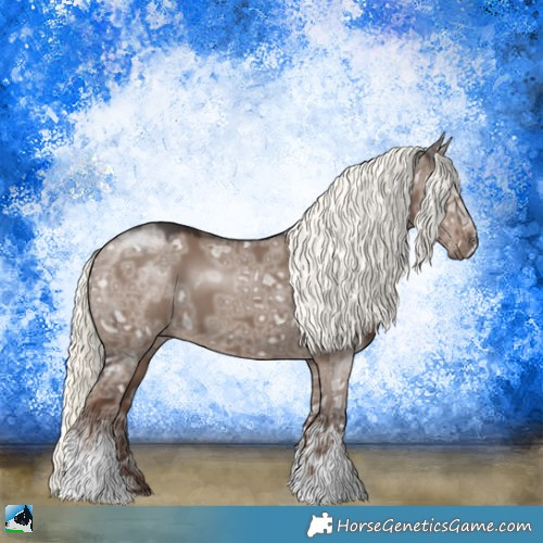 Horse Color:Liver Red Dun Ice Mushroom 