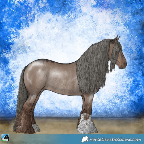 Horse Color:Liver Red Dun Mushroom Rabicano 