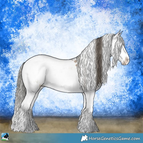 Horse Color:Liver Red Dun Onyx Mushroom Sabino 