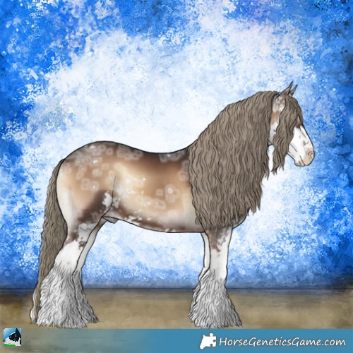 Horse Color:Liver Red Onyx Ice Sabino 
