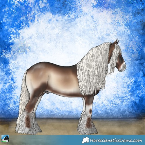 Horse Color:Liver Red Onyx Mushroom Sabino 