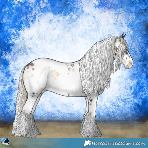 Horse Color:Liver Red Onyx Mushroom Sabino Appaloosa Brindle 