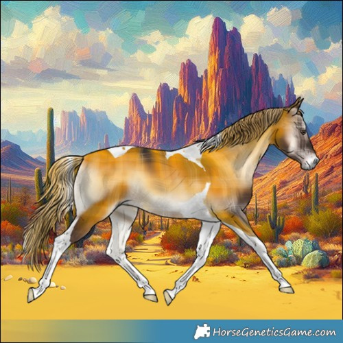 Horse Color:Plaid Liver Red Onyx Tobiano