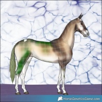 Horse Color:Plaid  Liver Red Onyx Tobiano 