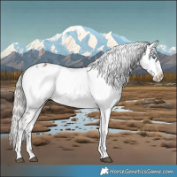 Horse Color:Silver Brown Frame 