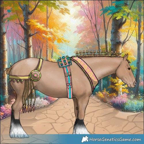 Horse Color:Black Pearl Appaloosa 