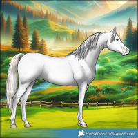 Horse Color:White Spotted Gold Cream Champagne 