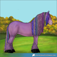 Horse Color:Painted Watercolor Sable Champagne 