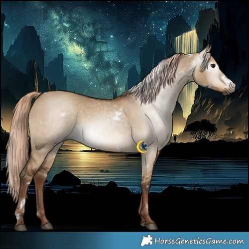 Horse Color:Gray White Spotted Liver Red Dun 