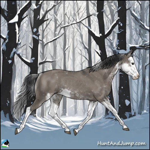 Horse Color:Grullo Sabino Splash Rabicano 