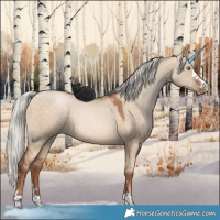 Horse Color:Silver Brown Pearl Dun 