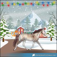 Horse Color:Painted White Spotted Liver Red Dun Ice Onyx 