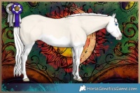 Horse Color:Silver Perlino Dun Splash 