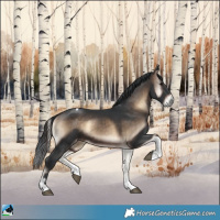 Horse Color:Brown Onyx Sabino Tobiano