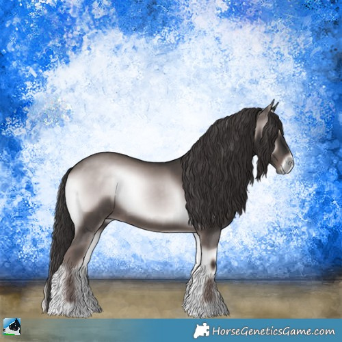 Horse Color:Platinum Liver Red Onyx