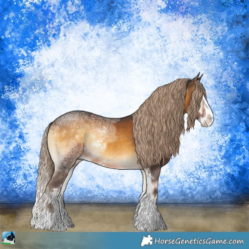 Horse Color:Chocolate Palomino Ice Onyx Sabino Splash Rabicano 