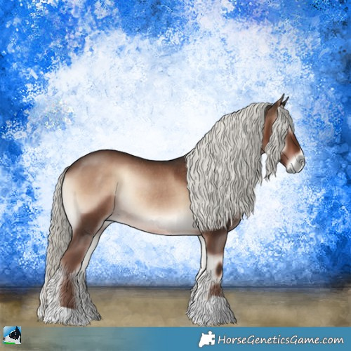 Horse Color:Liver Red Onyx Mushroom Rabicano 