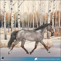 Horse Color:Liver Red Dun Roan Mushroom Sabino Rabicano Brindle 