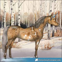 Horse Color:White Spotted Silver Brown Dun Rabicano Brindle 