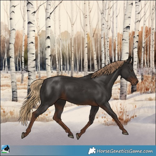 Horse Color:Liver Chestnut Rabicano 